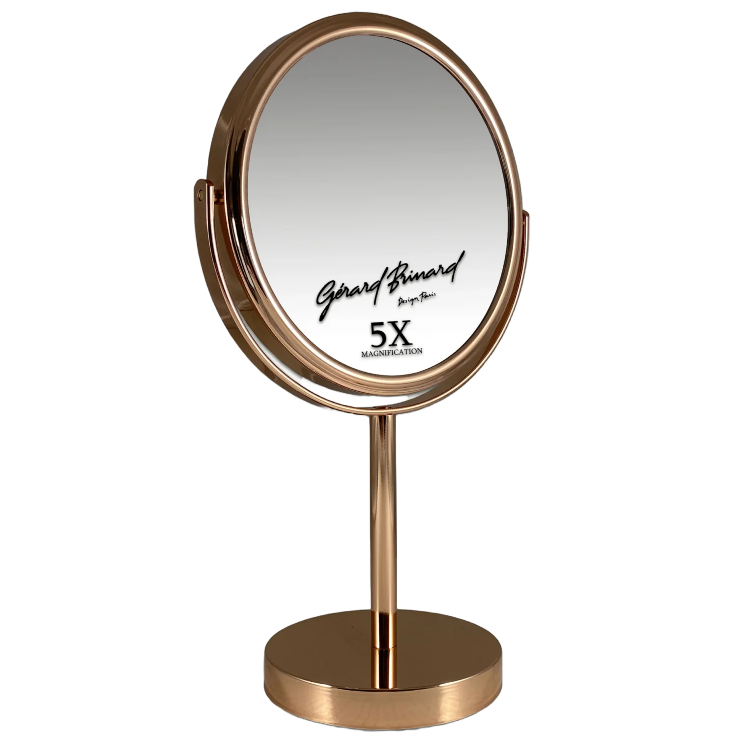 Metalen Make-Up Spiegel Rosegoud 5X,7X,10X Vergroot