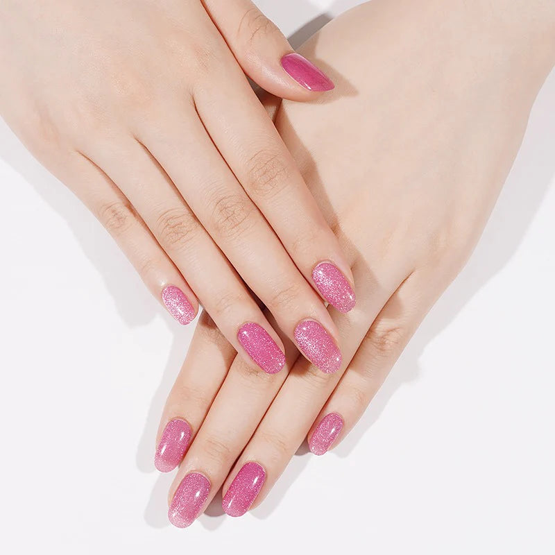 gel Nail Wrap - Rosy Glow