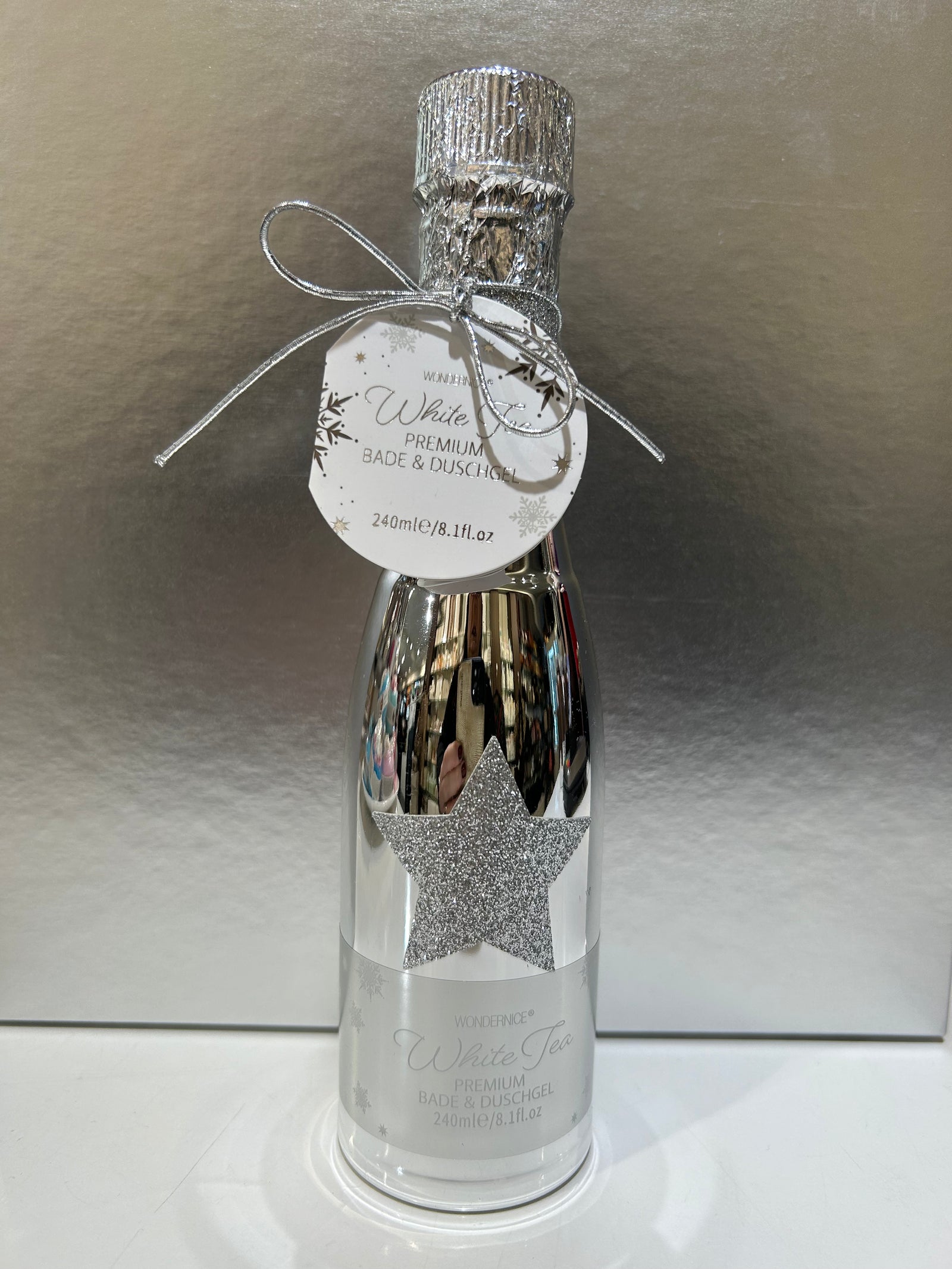 Champagne Douchegel Zilver