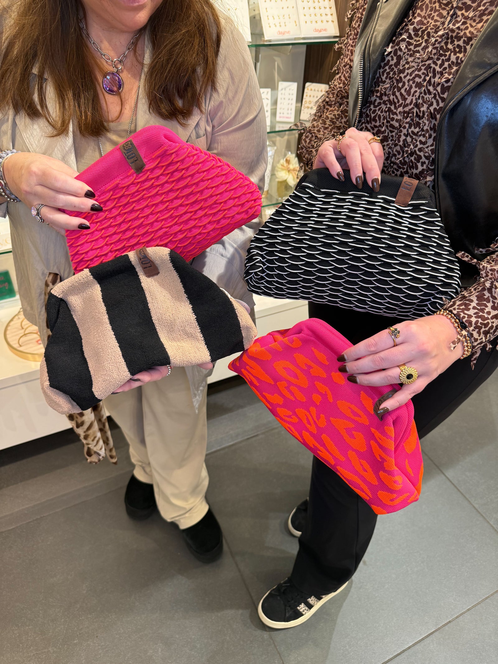 make-up tas rood/roze