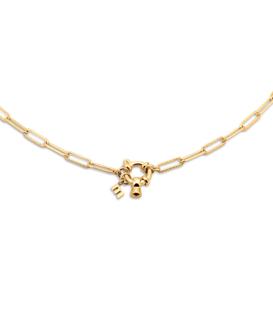 Melano Friends Paperclip Ketting