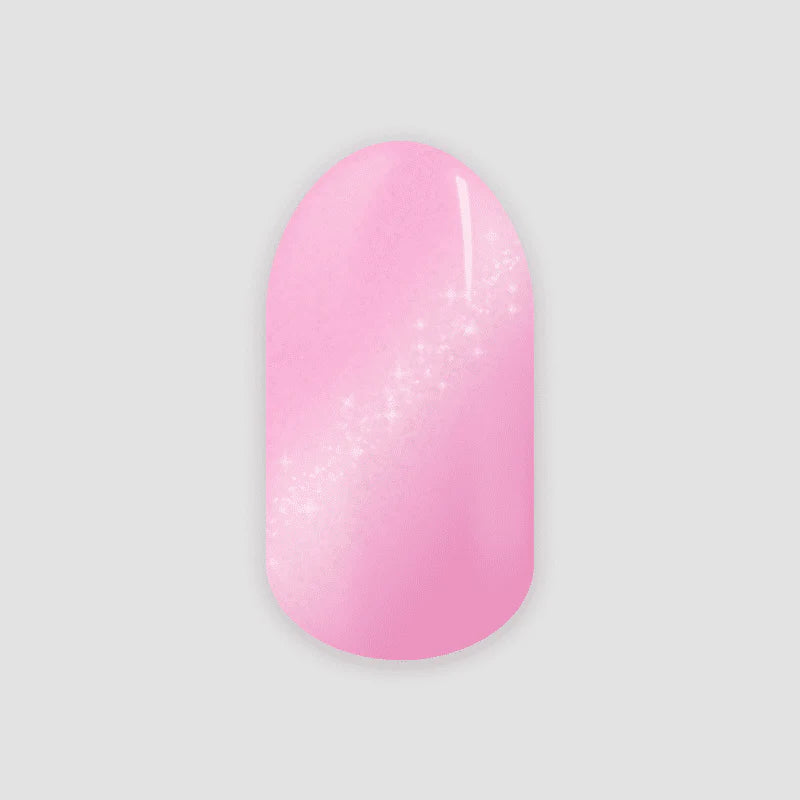 Gel Nail Wrap - Cat Eye Pink