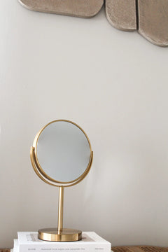 Metalen Make-Up Spiegel Goud 5X,7X,10X Vergroot