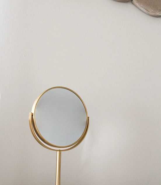 Metalen Make-Up Spiegel Goud 5X,7X,10X Vergroot