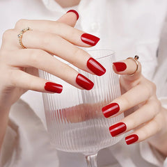 Gel Nail Wrap - Sensual Red