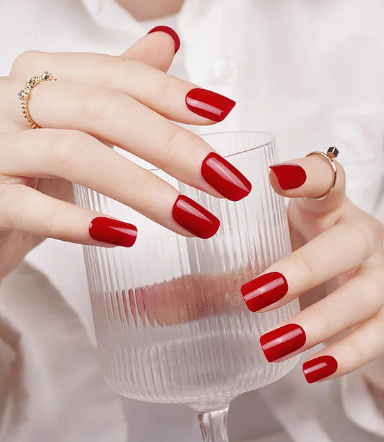 Gel Nail Wrap - Sensual Red