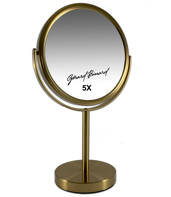 Metalen Make-Up Spiegel Goud 5X,7X,10X Vergroot