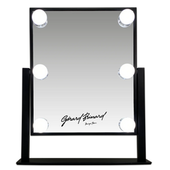 Hollywood Spiegel Zwart Klein LED 6 Bulbs