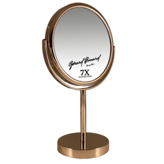 Metalen Make-Up Spiegel Rosegoud 5X,7X,10X Vergroot
