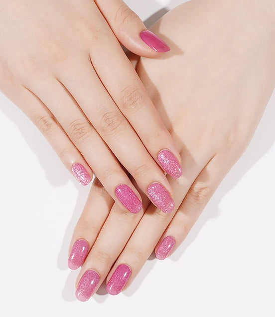 gel Nail Wrap - Rosy Glow