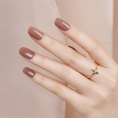 Gel Nail Wrap - Mocca Taupe