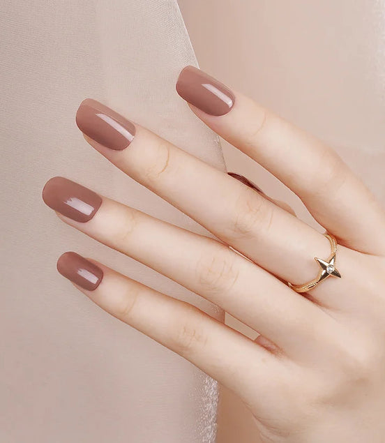 Gel Nail Wrap - Mocca Taupe