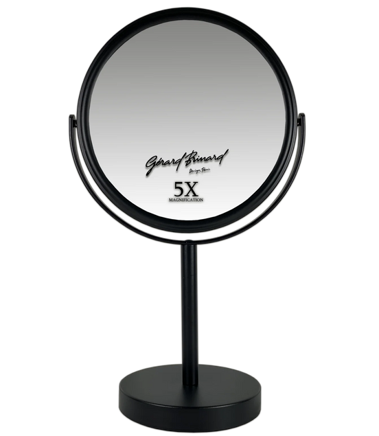 Metalen Make-Up Spiegel Zwart 5X,7X,10X Vergroot