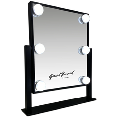 Hollywood Spiegel Zwart Klein LED 6 Bulbs