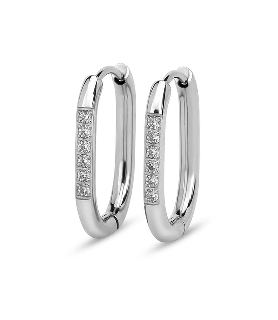 Melano Friends Lila CZ Oorbellen