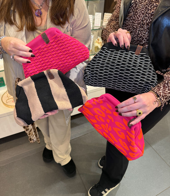 make-up tas rood/roze