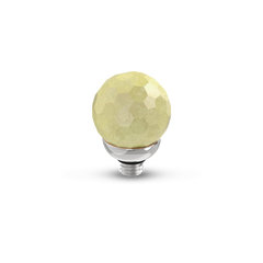 Melano Twisted Gemstone Facet Ball Steentje