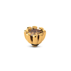 Melano Twisted Huggie Steentje