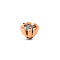 Melano Twisted Huggie Steentje