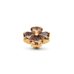 Melano Twisted Heart Clover Steentje