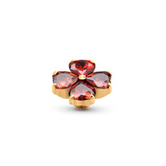 Melano Twisted Heart Clover Steentje