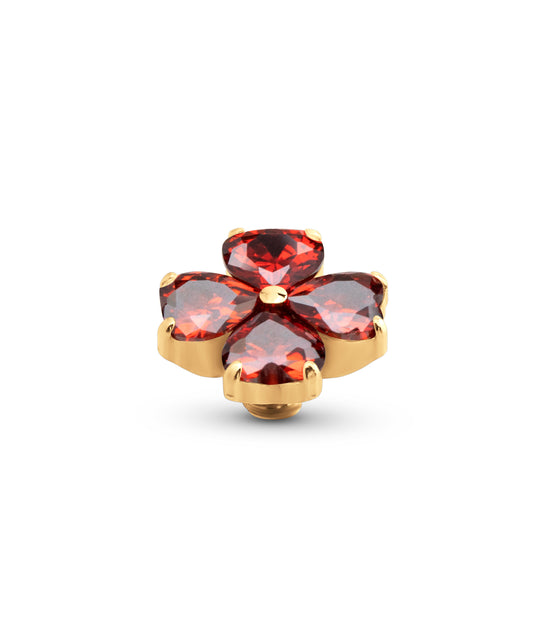 Melano Twisted Heart Clover Steentje