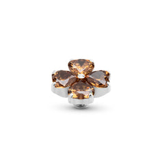 Melano Twisted Heart Clover Steentje