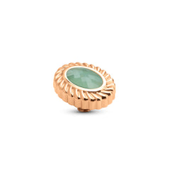 Melano Twisted Oval Rope Steentje