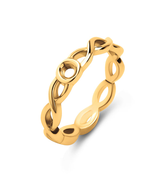 Melano Twisted Tenley Ring