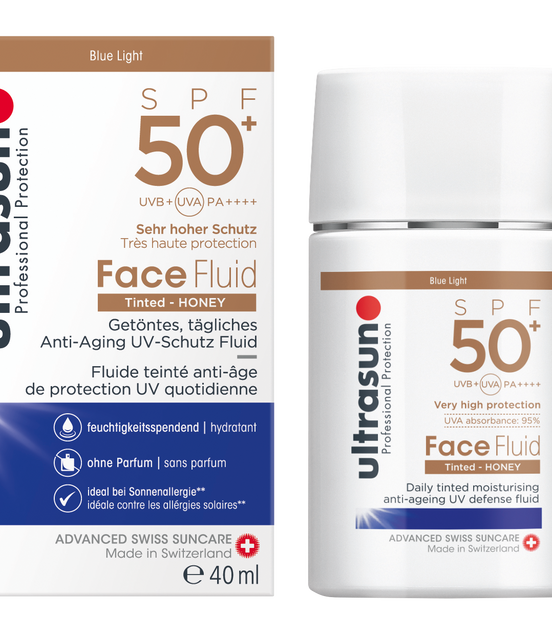 Ultrasun - Face Fluid Tinted Honey SPF50+